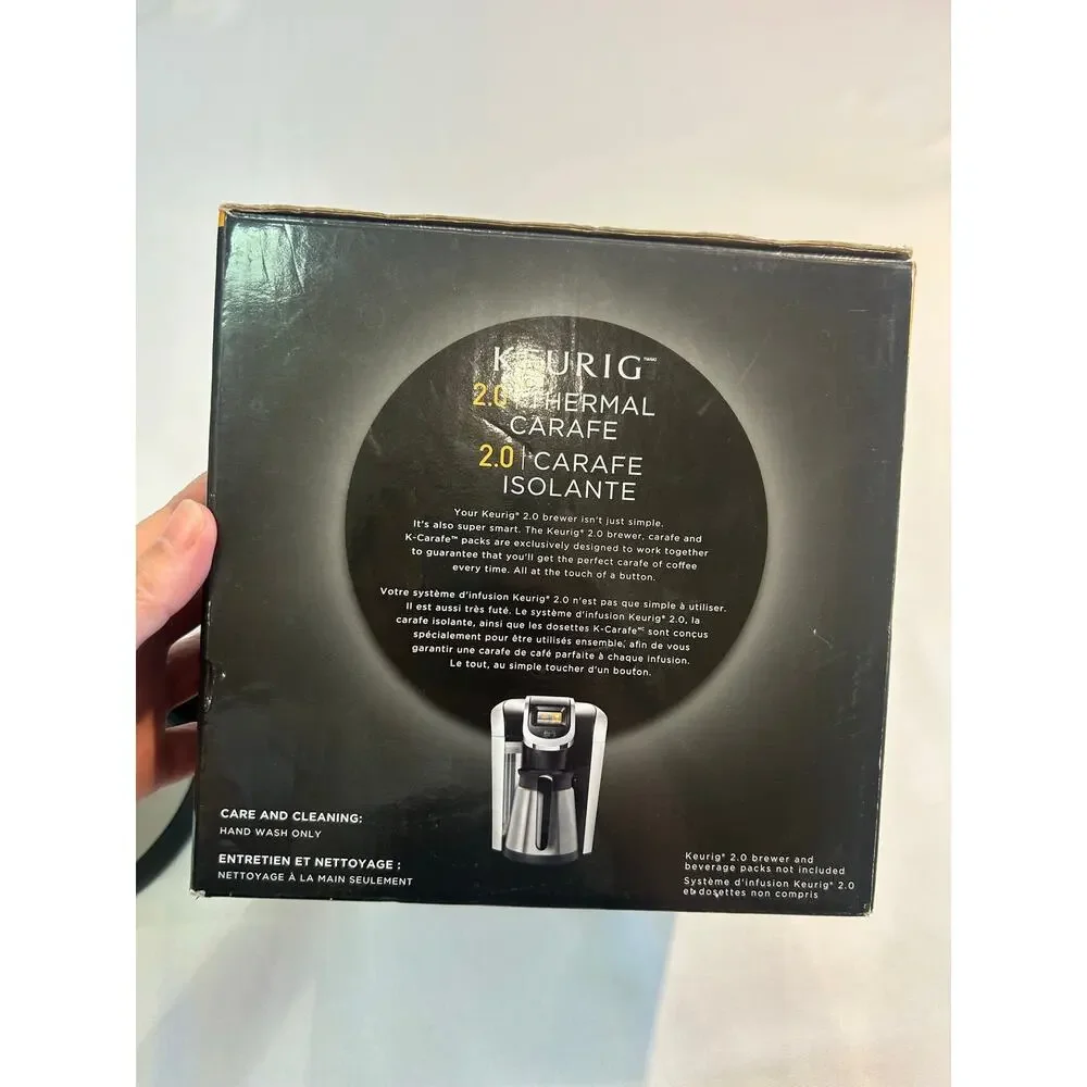 Keurig 2.0 Thermal Stainless Steel Coffee Carafe 32 Oz